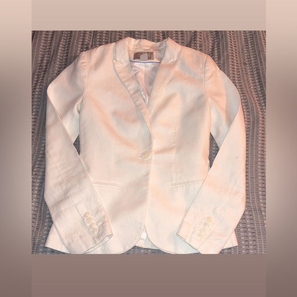 H&M Off-White Women's Blazer